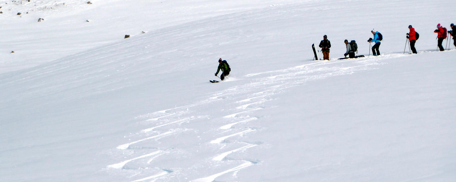 Backcountry skiing