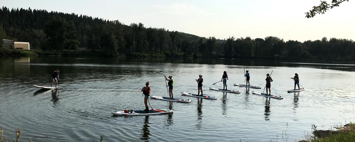 Stand up paddleboarding