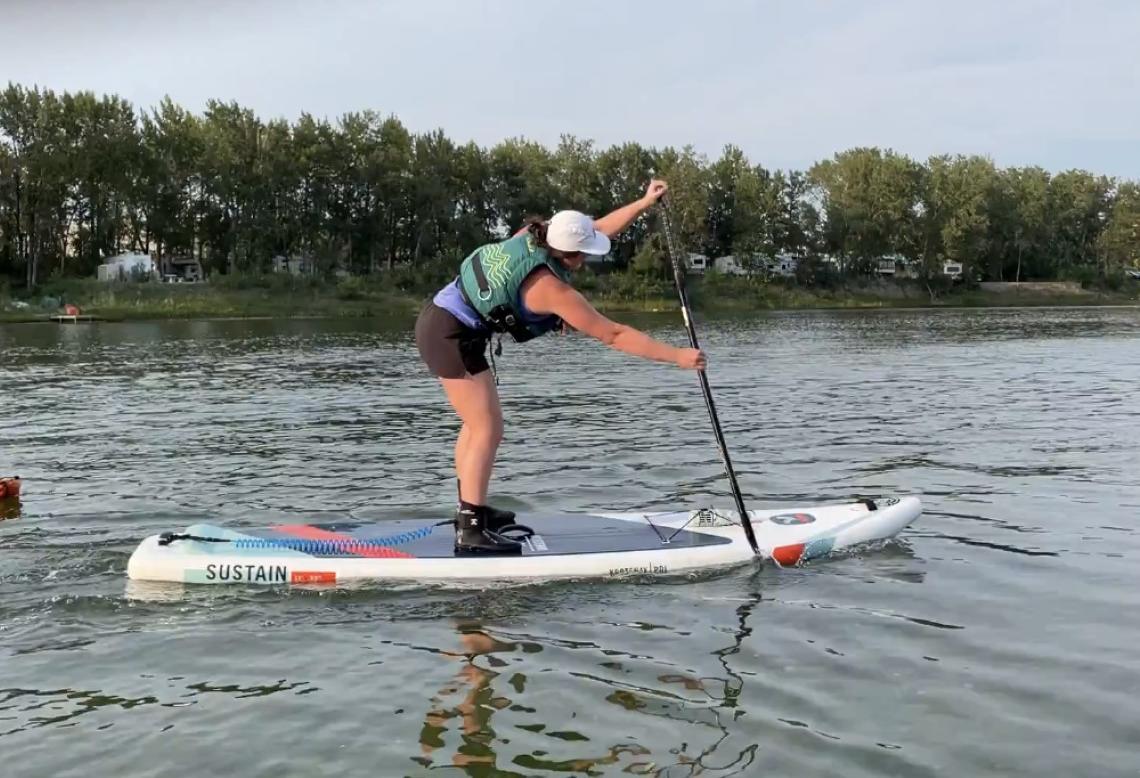 Stand up paddleboarding Stand up paddleboarding