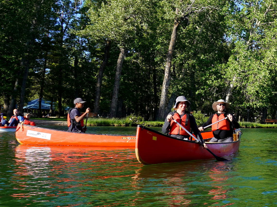 Canoe lesson