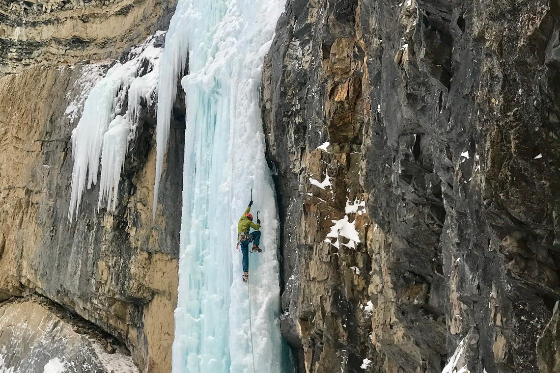 ice climbing
