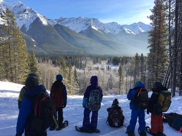 Snowshoeing