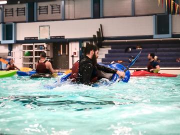 Pool Kayaking