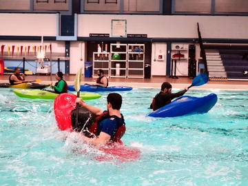 Pool Kayaking