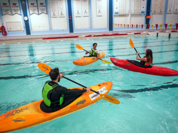 Pool Kayaking