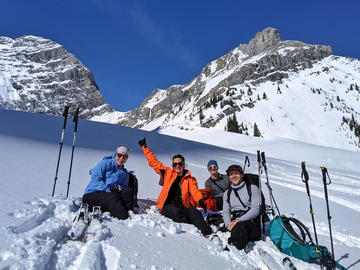 skiing