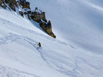 skiing