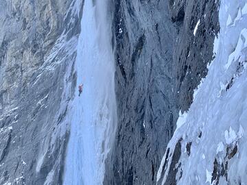 Ice climbing