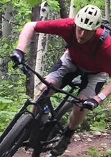 Cody on mountain bike